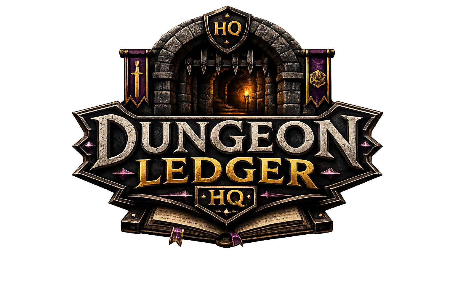 Dungeon Ledger HQ logo